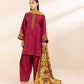 3 Piece - Embroidered Light Khaddar Suit