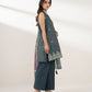 3 Piece - Embroidered Zari Lawn Suit