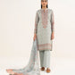 3 Piece - Embroidered Cotton Suit