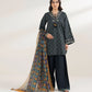 3 Piece - Embroidered Cotton Suit