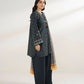 3 Piece - Embroidered Cotton Suit