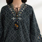 3 Piece - Embroidered Cotton Suit