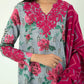 3 Piece - Embroidered Cambric Suit