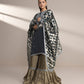 3 Piece - Embroidered Chiffon Suit