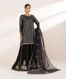 3 Piece - Embroidered Masoori Suit