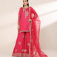 3 Piece - Embroidered Jacquard Suit