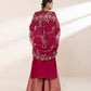 3 Piece - Embroidered Raw Silk Suit