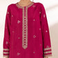 3 Piece - Embroidered Raw Silk Suit