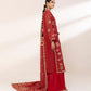 3 Piece - Embroidered Karandi Suit