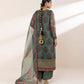 3 Piece - Embroidered Organza Suit
