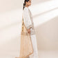 3 Piece - Embroidered Cotton Net Suit