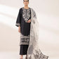 3 Piece - Embroidered Cotton Net Suit