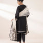 3 Piece - Embroidered Cotton Net Suit