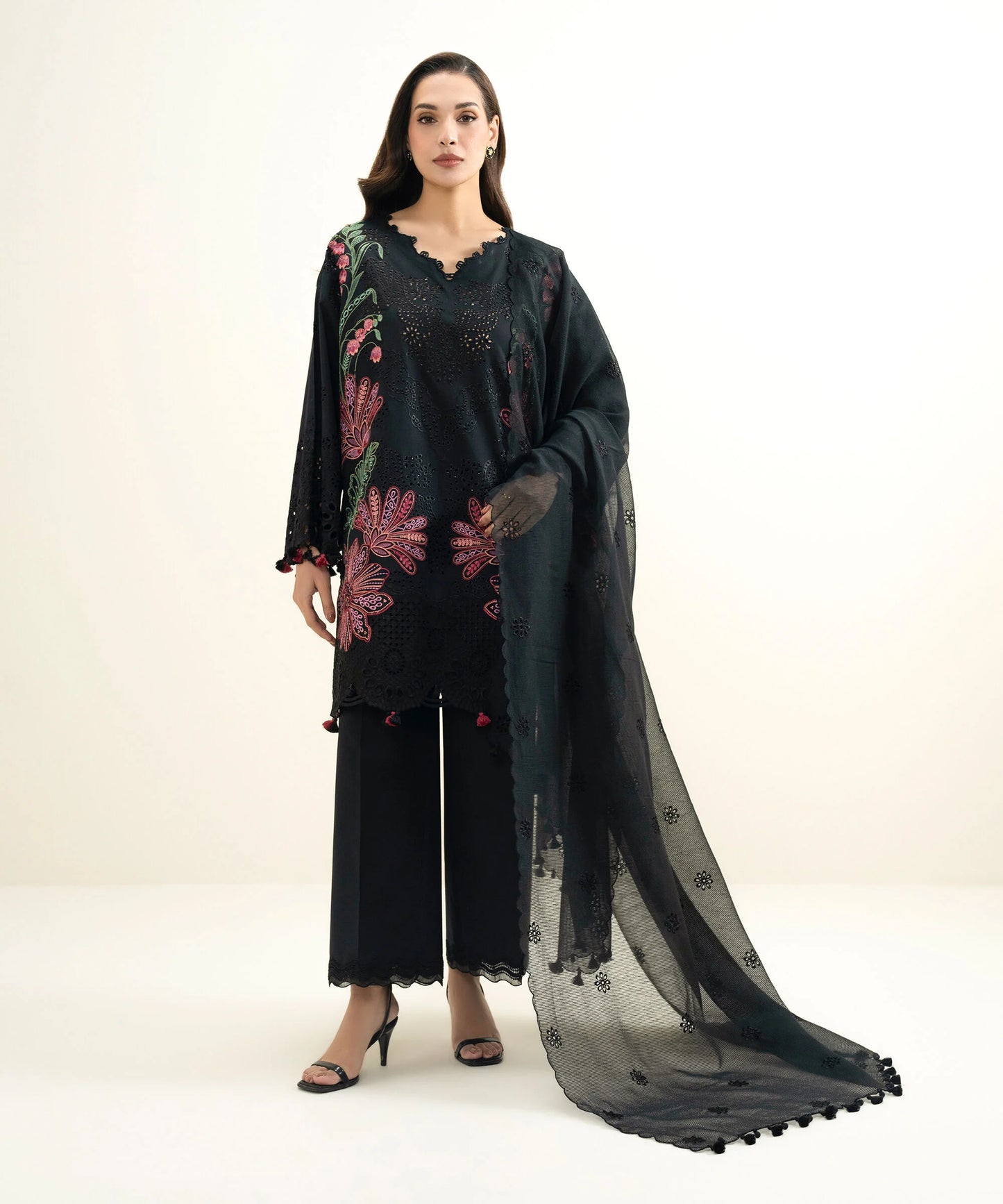 3 Piece - Embroidered Lawn Suit