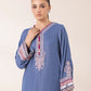 2 Piece - Embroidered Velvet Suit