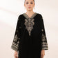2 Piece - Embroidered Velvet Suit