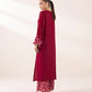 2 Piece - Embroidered Velvet Suit