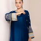 2 Piece - Embroidered Velvet Suit