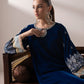 2 Piece - Embroidered Velvet Suit