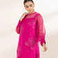 2 Piece - Embroidered Organza Suit