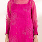 2 Piece - Embroidered Organza Suit