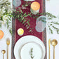 Scarlet Buds - Table Runner