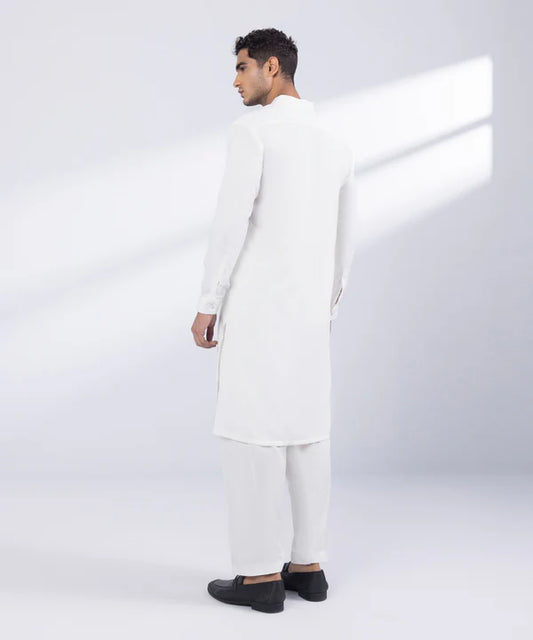 Embroidered Wash & Wear Suit