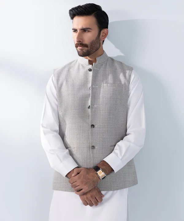 Tropical Fabric Waistcoat