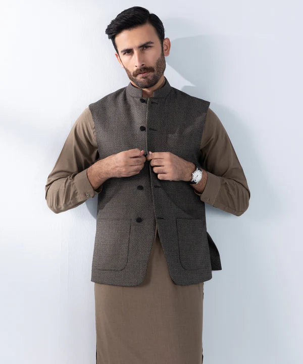 Tropical Fabric Waistcoat