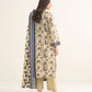 3 Piece - Printed Khaddar Suit