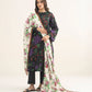 3 Piece - Printed Khaddar Suit
