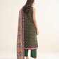 3 Piece - Printed Khaddar Suit