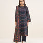 3 Piece - Printed Khaddar Suit