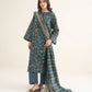 3 Piece - Printed Khaddar Suit