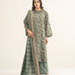 3 Piece - Printed Khaddar Suit