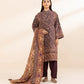3 Piece - Printed Light Khaddar Suit