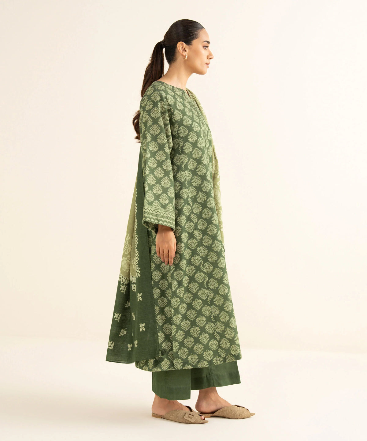 3 Piece - Printed Lawn Suit