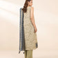 3 Piece - Embroidered Light Khaddar Suit