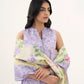3 Piece - Embroidered Zari Lawn Suit