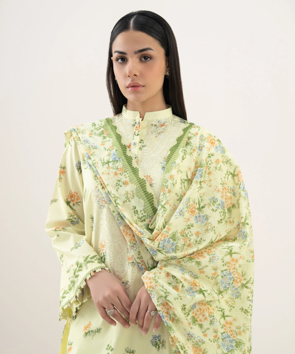 3 Piece - Embroidered Lawn Suit