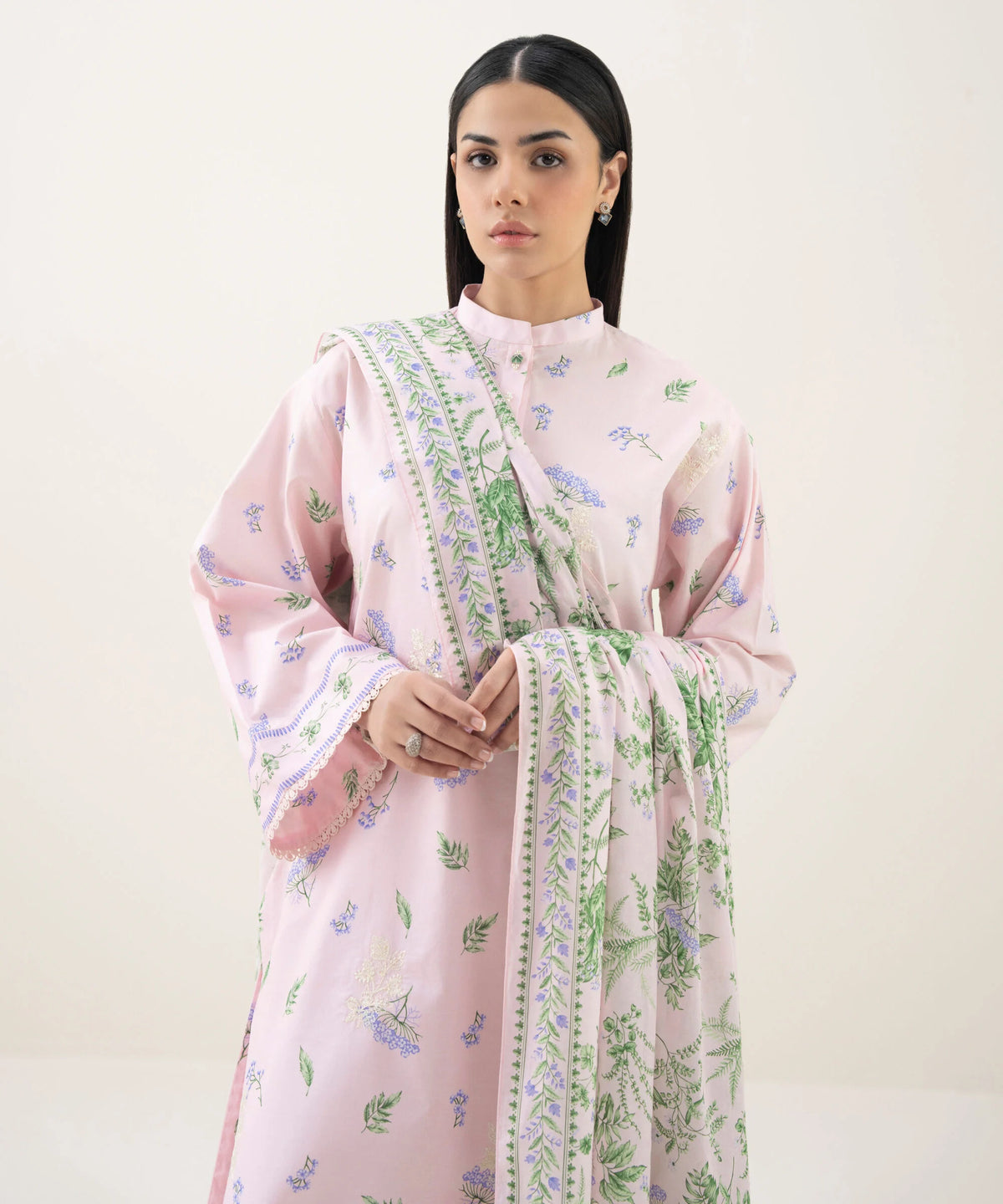 3 Piece - Embroidered Lawn Suit