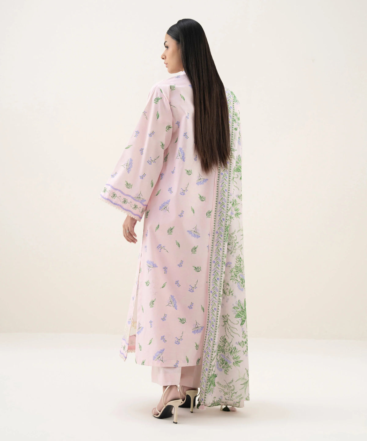 3 Piece - Embroidered Lawn Suit