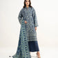 3 Piece - Embroidered Zari Lawn Suit