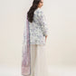 3 Piece - Embroidered Zari Lawn Suit