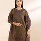 3 Piece - Embroidered Cotton Jacquard Suit