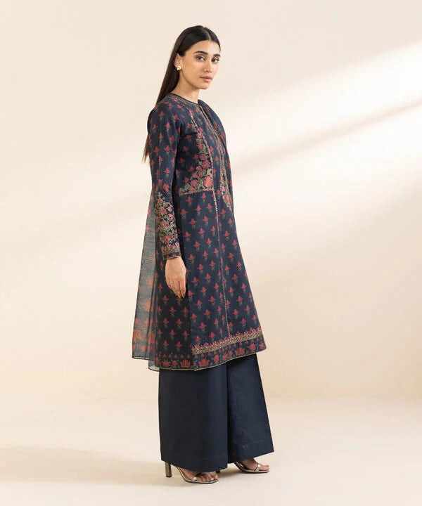 3 Piece - Embroidered Lawn Suit