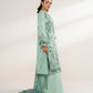 3 Piece - Embroidered Cotton Suit