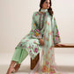 3 Piece - Embroidered Zari Cotton Suit