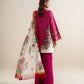 3 Piece - Embroidered Zari Cotton Suit