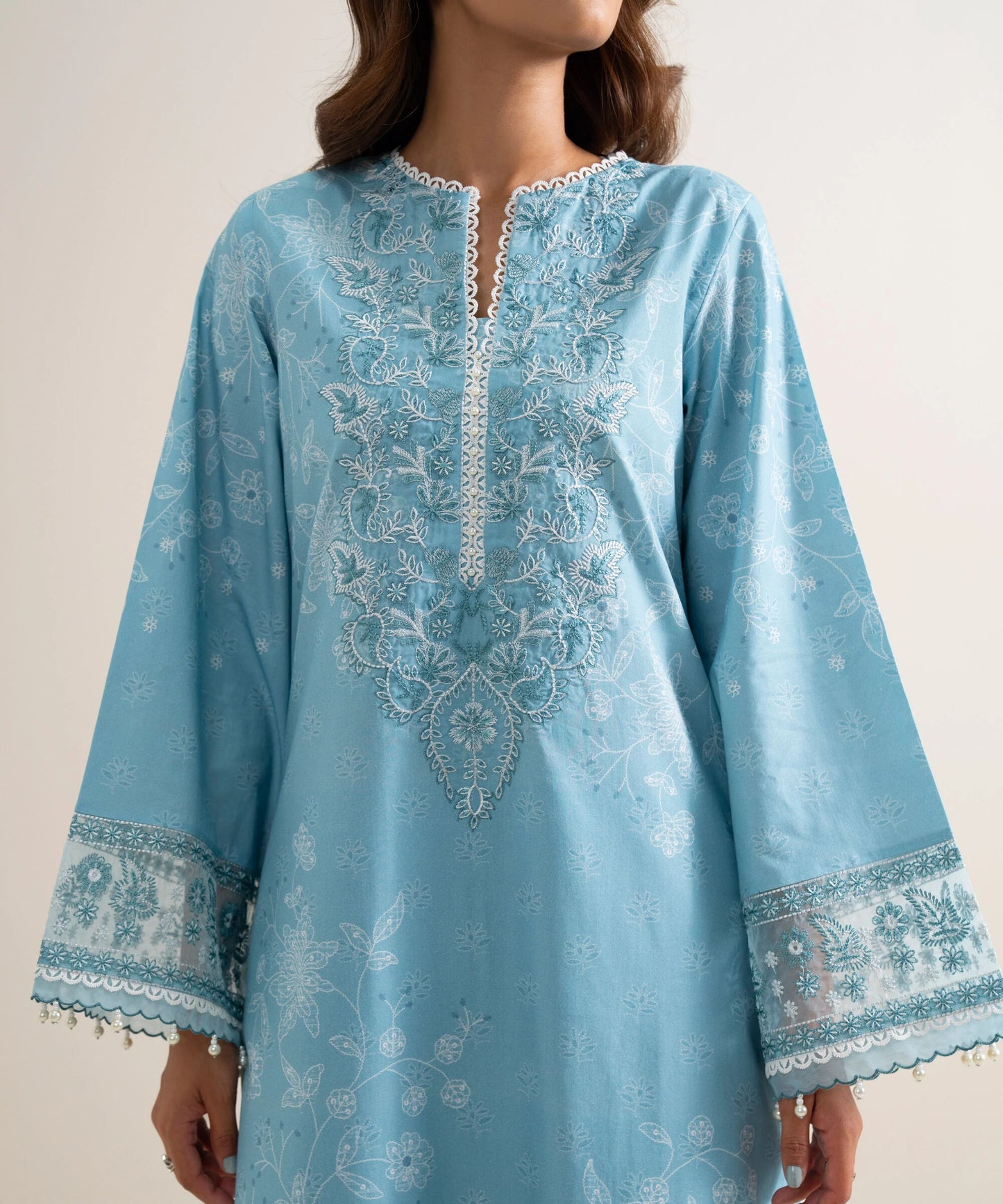 3 Piece - Embroidered Lawn Suit